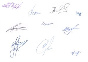 Подпись на документе