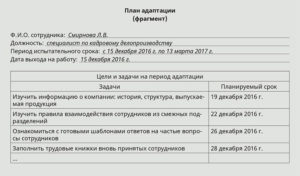 Оценка персонала в период испытательного срока