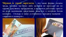 Отличия белой зарплаты от зарплаты в конверте